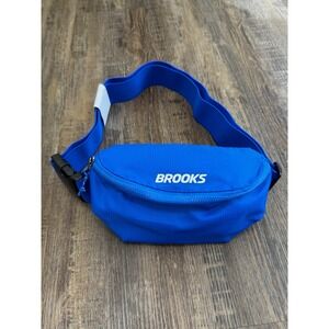 Brooks Blue Ripstop Running Waist Pack Fanny Pack Adjustable Buckle Strap‎ 8x5